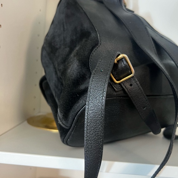 🔥🔥 GUCCI suede and leather bamboo backpack - Picture 3 of 9